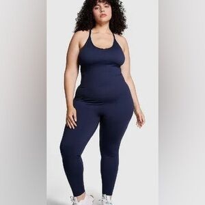 Navy Blue Sleeveless Jumpsuit